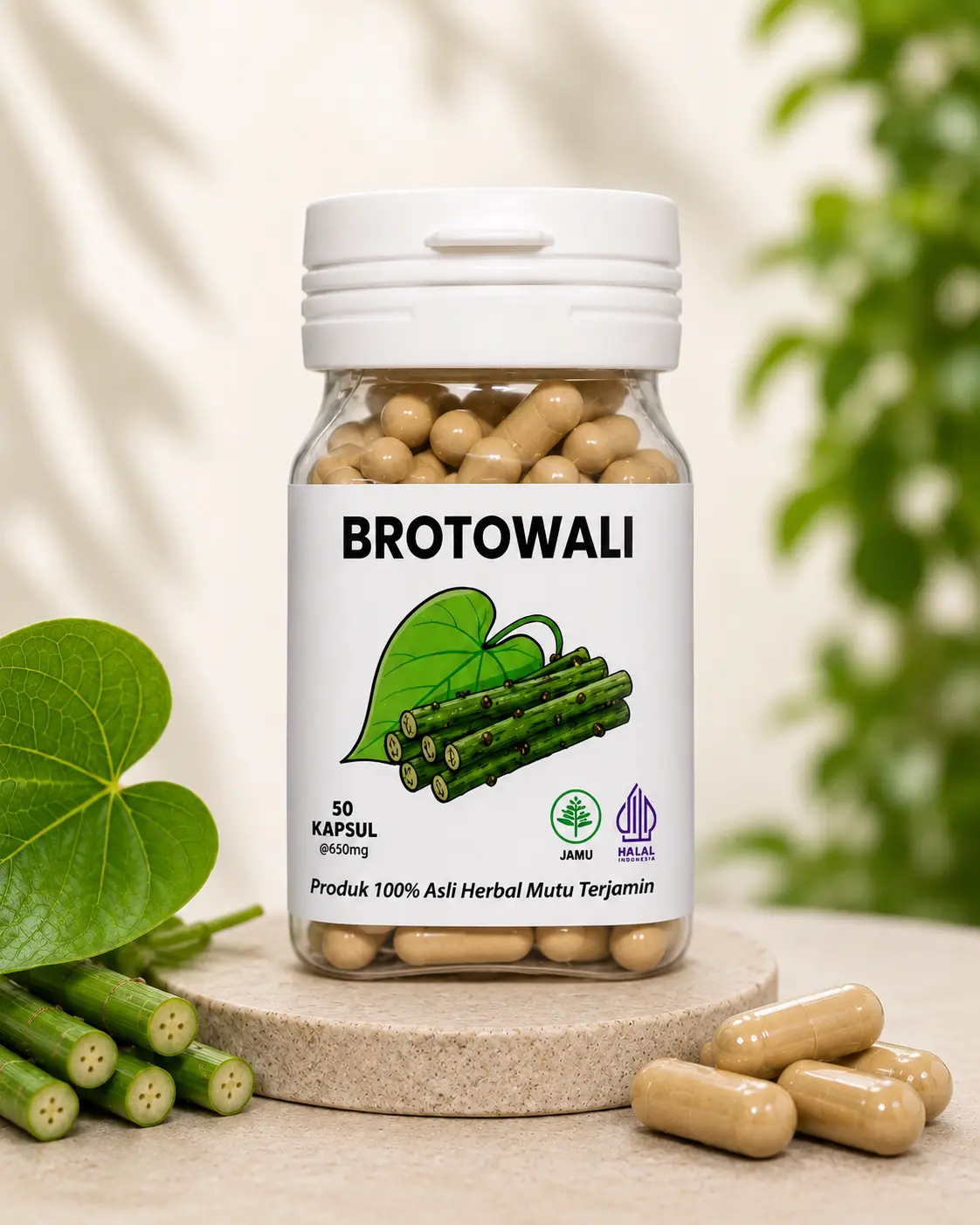 Botol kapsul Brotowali